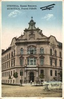 T2/T3 Szabadka, Subotica; Állam- és Jogtudományi Kar, Villamos, Repülőgép / Pravni Fakultet / Law School, Tram, Aircraft - Ohne Zuordnung