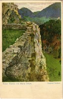 ** T2 Breitenstein, Ruine Klamm Mit Maria Schutz / Castle Ruins S: Siegfried Stoitzner - Zonder Classificatie