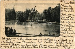 T2/T3 1898 Graz, Hilmteich / Park (creases) - Ohne Zuordnung