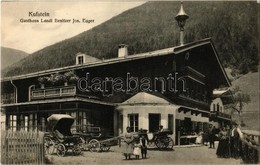 * T2 Kufstein (Tirol), Gasthaus Landl Besitzer Jos. Egger / Hotel, Inn, Restaurant, Carriages - Non Classificati