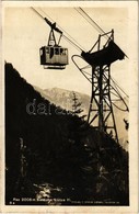T2 1928 Rax, Seilbahn Stütze III. / Cable Car + 'Oesterr. Bergbahnen A. G. Raxbahn' Cancellation - Unclassified