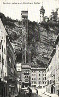 ** T3 Salzburg, Der Elektr. Aufzug A. D. Mönchsberg / Electric Funicular, Published By J. Huttegger No. 294 (fa) - Sin Clasificación