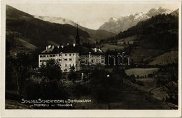 ** T1/T2 Schwarzach Im Pongau, Schloss Schernberg Mit Hochkönig / Castle, Mountain - Unclassified