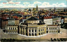 T2 1911 Vienna, Wien, Bécs; Panorama V. Rathaus / General View - Ohne Zuordnung