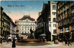 T2/T3 1915 Vienna, Wien, Bécs I. Neuer Markt / Market Square (EK) - Non Classés