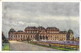 ** T2 Vienna, Wien, Bécs III. Schloss Belvedere / Palace, B.K.W.I. Serie 208/3 S: Ernst Graner - Non Classés