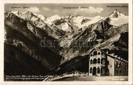 T1/T2 1927 Zell Am See, Schmittenhöhe, Blick Auf Die Glocknergruppe Und Kaprunertal / Mountains, Valley, Hotel + 'Hotel  - Zonder Classificatie