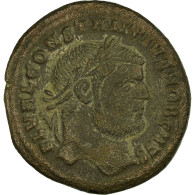 Monnaie, Constance I, Follis, 297-299, Cyzique, SUP, Cuivre, RIC:VI 9a - La Tetrarchía Y Constantino I El Magno (284 / 307)