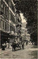 T2/T3 1921 Karlovy Vary, Karlsbad; Alte Wiese / Street View, Shops. Hermann Seibt 2290. (EK) - Unclassified