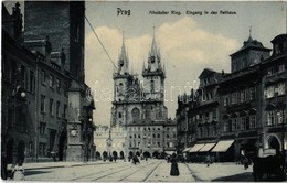 ** T2 Praha, Prag, Prague; Altstädter Ring. Eingang In Das Rathaus. Photobrom No. 36. / Old Town Square, Town Hall, Shop - Non Classificati