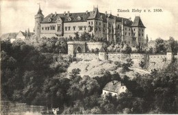 * T2/T3 1929 Zleby, Zámek / Castle  (EK) - Zonder Classificatie