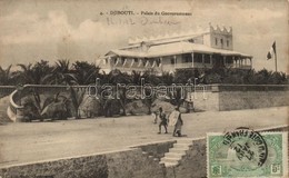 T3 1912 Djibouti, Palais Du Gouvernement / Government Palace. TCV Card (fl) - Unclassified