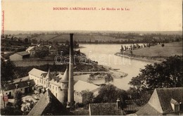 ** T1/T2 Bourbon-l'Archambault, Le Moulin Et Le Lac / Watermill, Lake - Non Classés