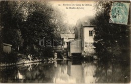 T2/T3 1905 Camp De Chalons, Le Moulin De Livry / Watermill. TCV Card (fl) - Ohne Zuordnung