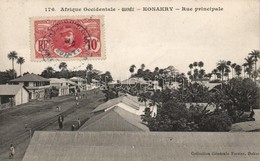 T2 1908 Conakry, Rue Principale / Main Street. TCV Card - Unclassified