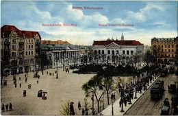 ** T2 Poznan, Posen; Wilhelmsplatz, Raczynskische Bibliothek, Kaiser Friedrich Museum / Street View With Library, Museum - Unclassified