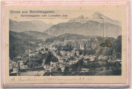 ** T2/T3 Berchtesgaden Vom Lockstein Aus -  Thick Wooden Leporello Postcard - Sin Clasificación