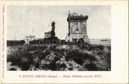 T2/T3 1910 San Felice Circeo, Torre Vittoria / Tower (EK) - Non Classés