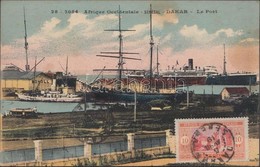 T3 1919 Dakar, Le Port / Harbour, Ships. TCV Card (fl) - Zonder Classificatie