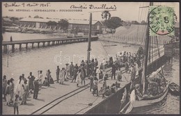 T2 1905 Foundiougne, Sine-Saloum, Harbour. TCV Card - Zonder Classificatie