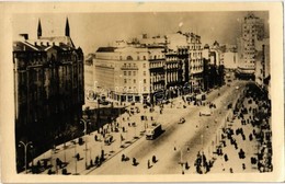 * T2/T3 Beograd, Belgrád, Belgrade; Terazije / Square, Trolleybus (creases) - Unclassified