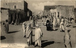** T2/T3 Gafsa, Rue Du General Philibert / Street View With Folklore  (EB) - Non Classificati