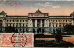 T3 1929 Lviv, Lwów, Lemberg; Gmach Sejmowy / Landtagsgebaude / Parliament Building. TCV Card (tear) - Zonder Classificatie