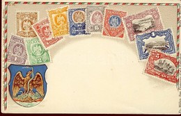 ** T3 Stamps Of Mexico, Coat Of Arms, Emb. Litho (pinholes) - Unclassified