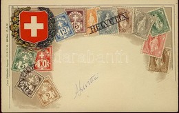 * T3/T4 Stamps Of Switzerland, Coat Of Arms, Emb. Litho (pinholes) - Unclassified