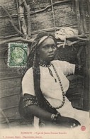 * T3 1906 Djibouti, Type De Jeune Femme Somalis / Young Somalian Woman, Folklore (wet Damage) - Ohne Zuordnung