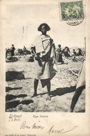 T2/T3 1907 Djibouti, Type Somalis / Somali Man, Folklore. TCV Card - Non Classificati