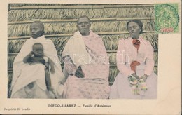 T2 1909 Diégo-Suarez, Antsiranana; Famille D'Antémour / Family, Madagascar Folklore. TCV Card - Unclassified