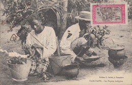 T3 1920 Toamasina, Tamatave; La Popote Indigene / Indigenous Meal, Madagascar Folklore. TCV Card (EB) - Non Classés