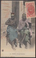 T2 1909 Dakar, Femmes Toucouleur / Toucouleur Women, Senegalese Folklore. TCV Card - Sin Clasificación