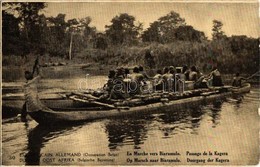 ** T3 En Marche Vers Biaramulo, Passage De La Kagera / On The Way To Biaramulo, Crossing The Kagera River, Natives In A  - Non Classés