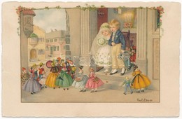 ** T2/T3 Children's Wedding, Dolls, Romantic. A.R. No. 1362. S: Pauli Ebner (EK) - Ohne Zuordnung