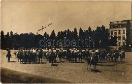 T2 1917 'Ludovika üteg' Gyakorlat Menetkészen áll A Lovardában, Holnap Indulnak Kolozsvárra / WWI Hungarian Battery Read - Unclassified