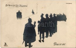 T2 Ein Tag Aus Dem Leben Eines Filmsterns / Silhouette Art Postcard S: Kirchbach - Unclassified