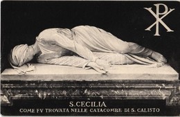 ** T2 S. Cecilia Come FV Trovata Nelle Catacombe Di S. Calisto / Tomb Of St. Cecilia - Unclassified