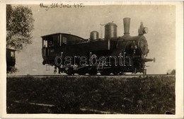 * T2 MÁV 475. Sorozatú Gőzmozdonya / Hungarian State Railways Locomotive. Photo - Non Classés