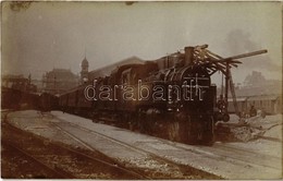 ** T1 MÁV 376. Sorozatú Szertartályos Gőzmozdonya / Hungarian State Railways's Locomotive. Photo - Unclassified