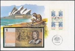 Ausztrália 1983. 1$ Borítékban, Alkalmi Bélyeggel és Bélyegzéssel T:I
Australia 1983. 1 Dollar In Envelope With Stamps A - Zonder Classificatie