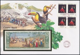 Costa Rica 1992. 5C Borítékban, Alkalmi Bélyeggel és Bélyegzéssel T:I
Costa Rica 1992. 5 Colones In Envelope With Stamps - Non Classés