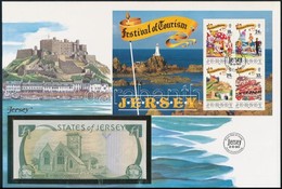 Jersey 1989. 1P Borítékban, Alkalmi Bélyeggel és Bélyegzéssel T:I
Jersey 1989. 1 Pound In Envelope With Stamps And Cance - Non Classificati