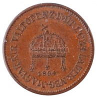 1894. 1f Cu Minipénz T:1- - Ohne Zuordnung