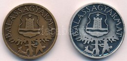 DN 'Balassagyarmat' Br Emlékérem (32mm) + 'Balassagyarmat' Ezüstpatinázott Br Emlékérem (32mm) T:1- - Sin Clasificación