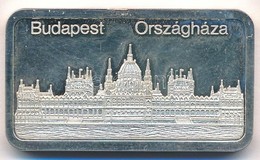 DN 'Budapest Országháza / Magyar Korona' Jelzett Ag Befektetési Tömb (31,14g/0.999/24x42mm) T:1,1- (eredetileg PP) Kis P - Unclassified