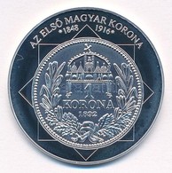 DN 'A Magyar Nemzet Pénzérméi - Az Első Magyar Korona 1892-1925' Ag Emlékérem (10,43g/0.999/35mm) T:PP - Unclassified