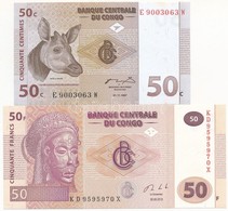 Kongó 1997. 50c + 2013. 50F T:I
Congo 1997. 50 Centimes + 2013. 50 Francs C:UNC - Non Classés