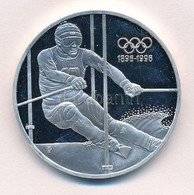 Ausztria 1995. 200Sch Ag 'Olimpia Centenáriuma - Síelés' T:PP Ujjlenyomat
Austria 1995. 200 Schilling Ag 'Olympic Centen - Non Classés